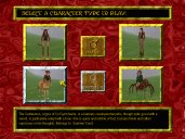 A Character Generation menu from the Parhedros fantasy role-playing game